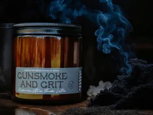 GUNSMOKE & GRIT - Gunpowder, Clove & Leather