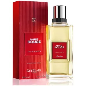 HABIT ROUGE by GUERLAIN for Men EDT 3.3 / 3.4 oz New In Box Sealed