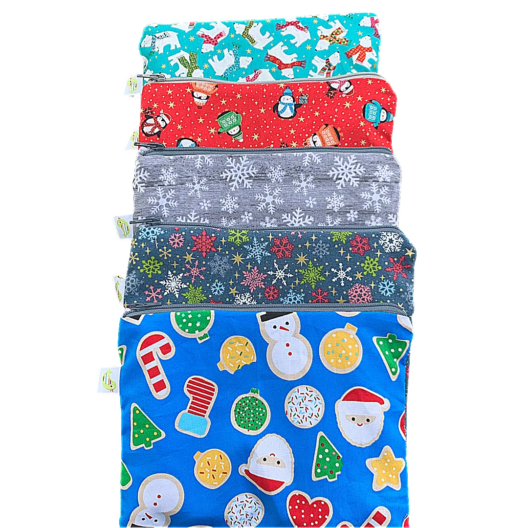 Holiday Drool Pad/Pouch Bundles