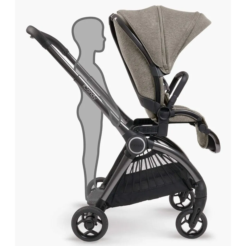 ICANDY Core Pushchair and Carrycot Combination - Phantom (Light moss)