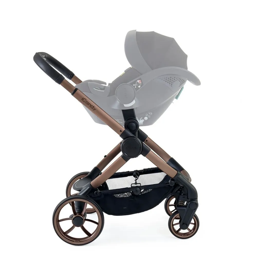 ICANDY Peach 7 Complete Travel System with Cybex Cloud T i-Size Plus - Pecan (Special Edition)