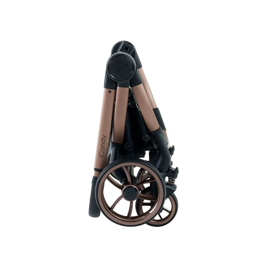 ICANDY Peach 7 Complete Travel System with Cybex Cloud T i-Size Plus - Pecan (Special Edition)