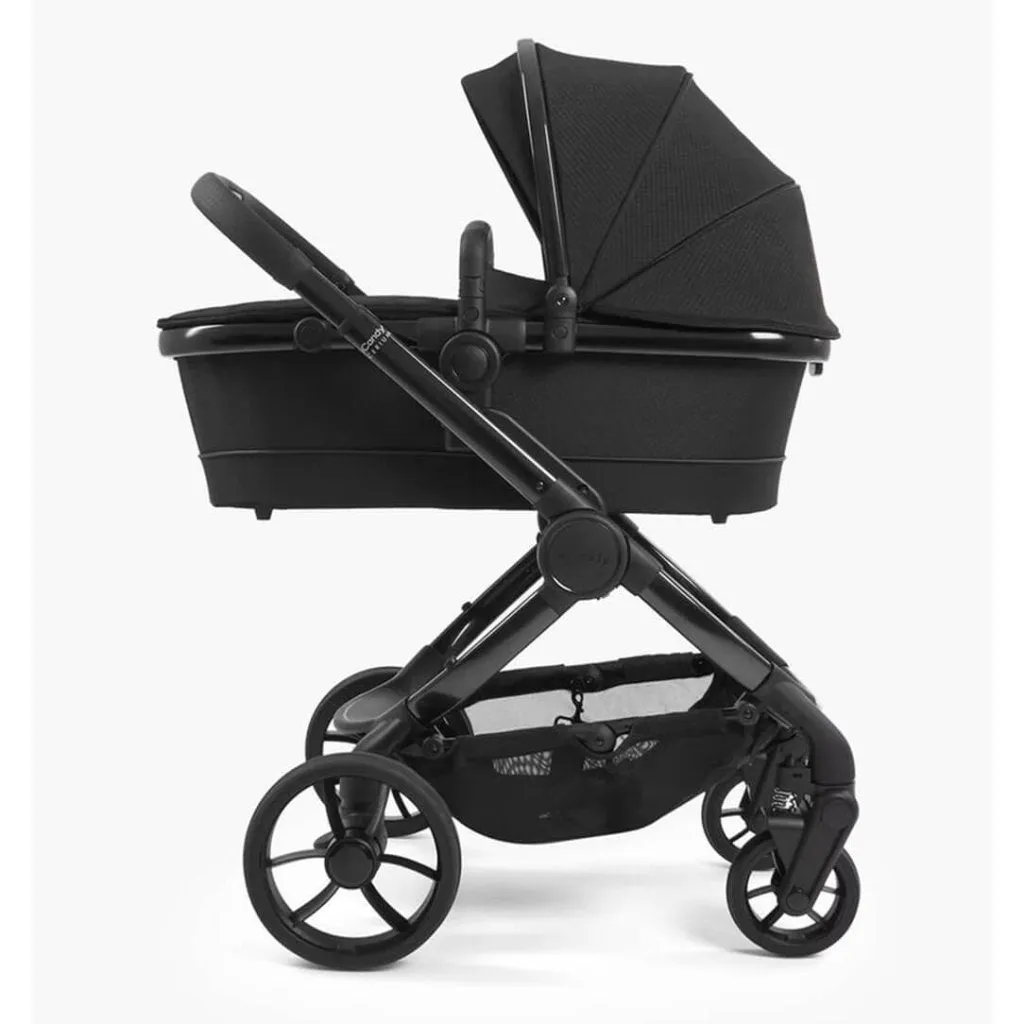 ICANDY Peach 7 Designer Collection Cerium Complete Bundle with COCOON Car Seat and Base - Black