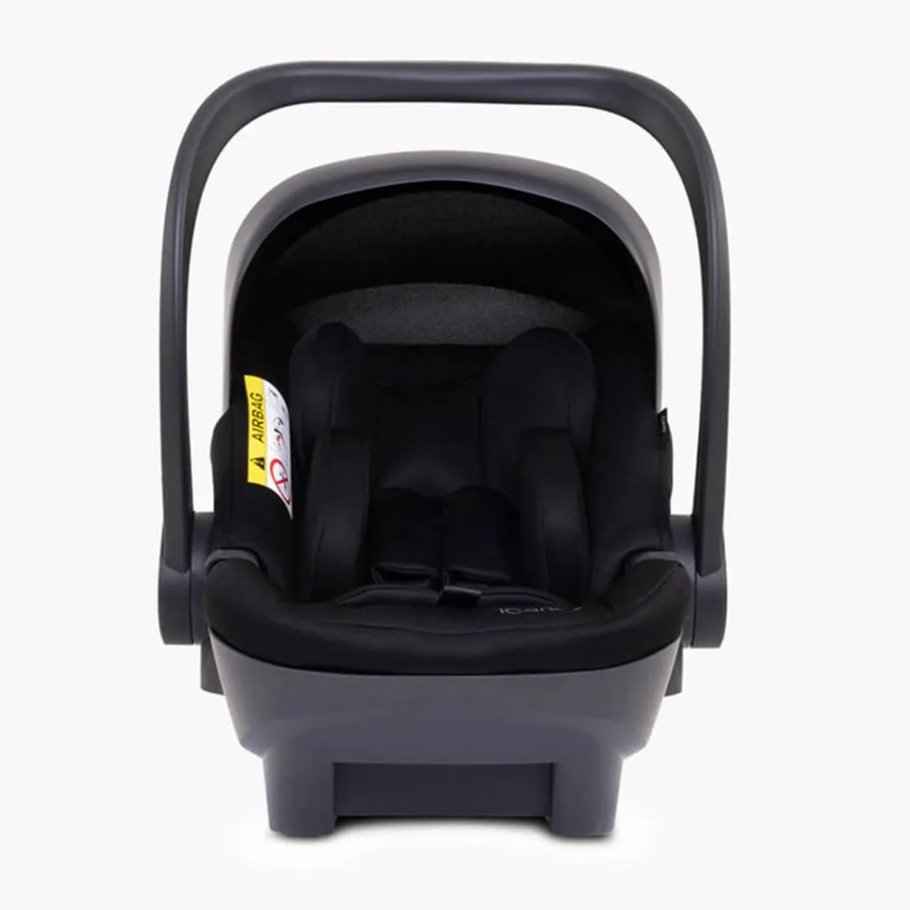 ICANDY Peach 7 Designer Collection Cerium Complete Bundle with COCOON Car Seat and Base - Black