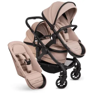 ICANDY Peach 7 Double Pushchair and Carrycot Combo Set - Cookie