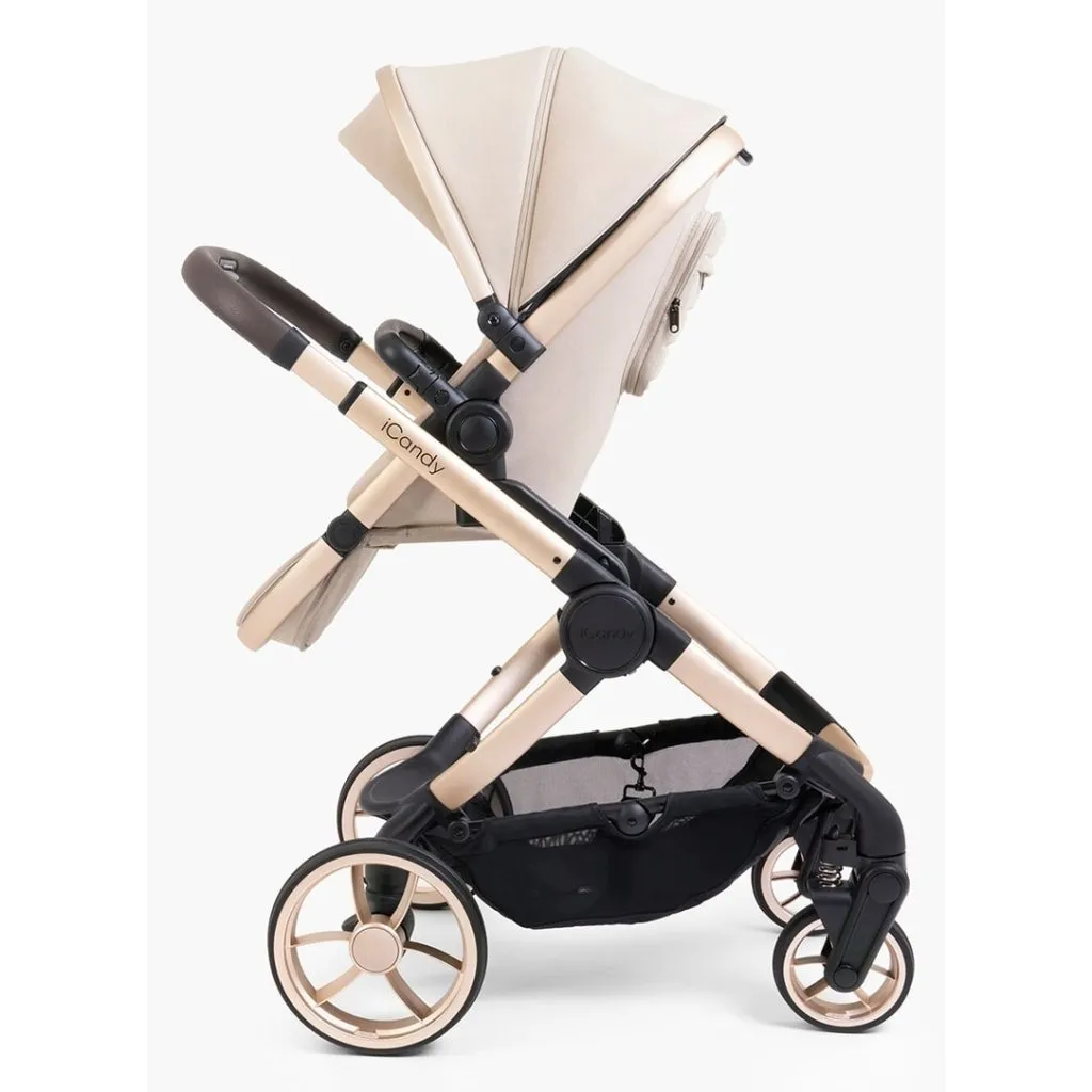 ICANDY Peach 7 Pushchair and Carrycot Combo Set - Biscotti