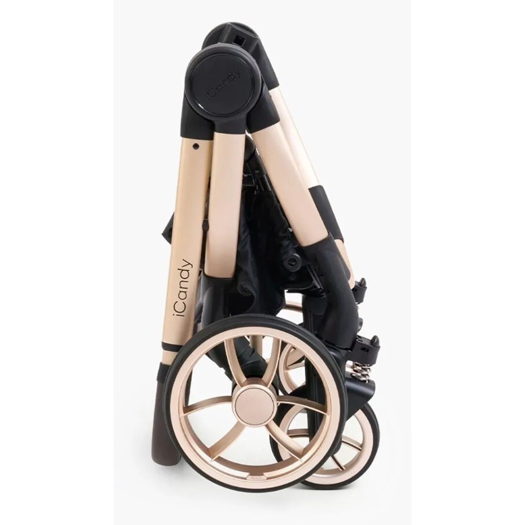 ICANDY Peach 7 Pushchair and Carrycot Combo Set - Biscotti