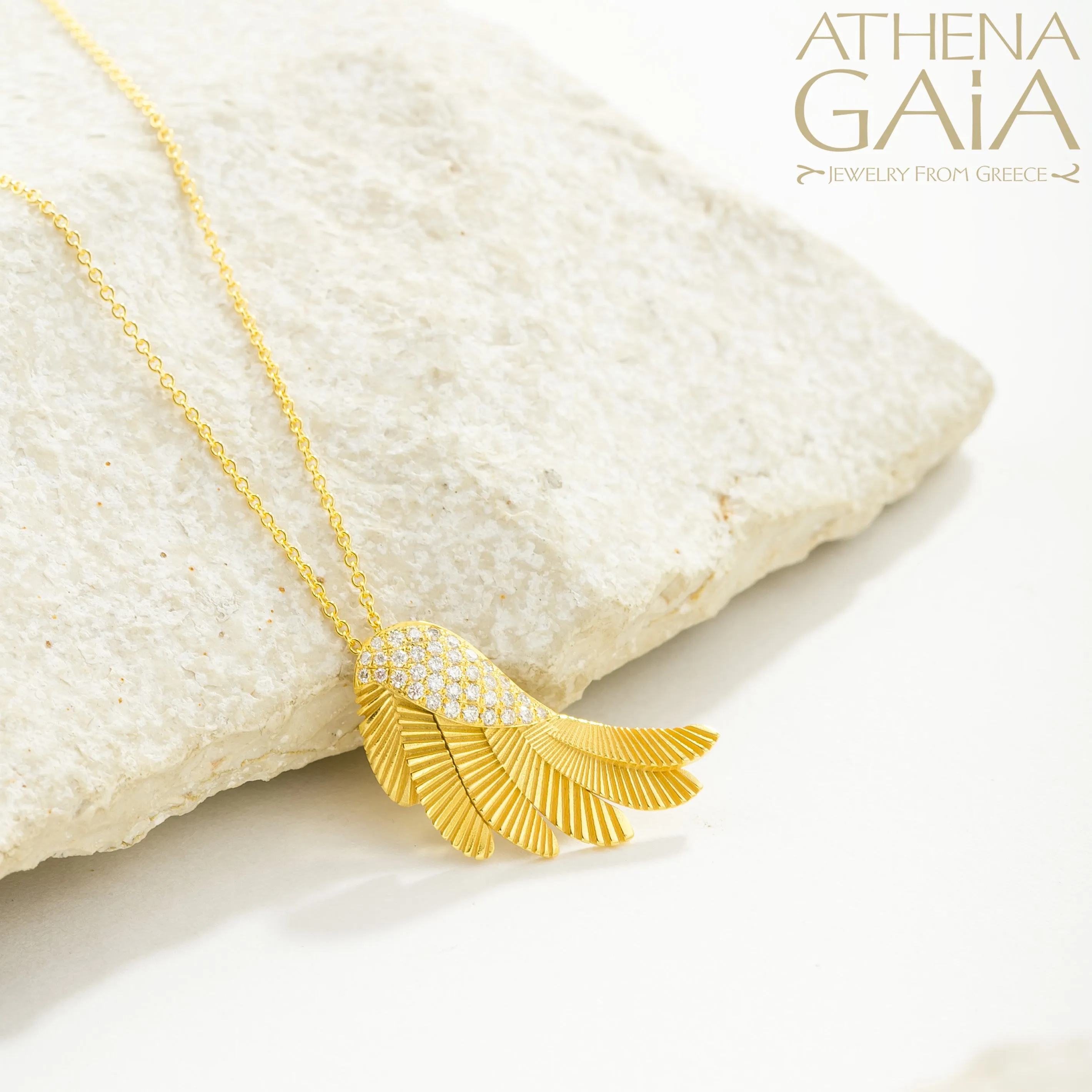 Icarus Wing Necklace (Medium)
