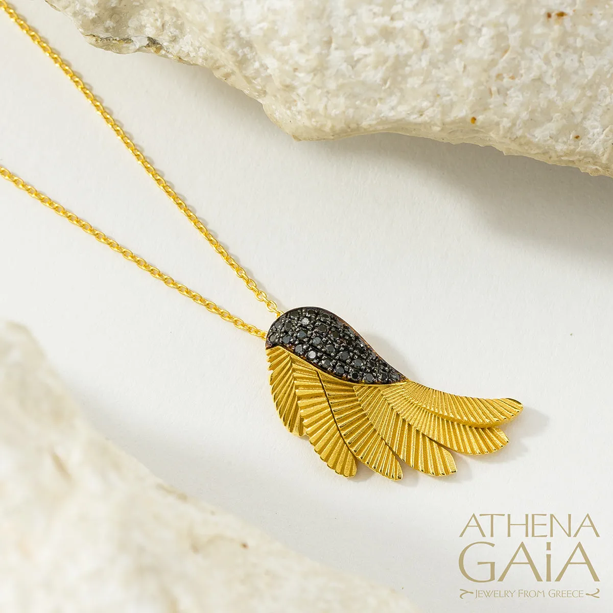 Icarus Wing Necklace (Medium)