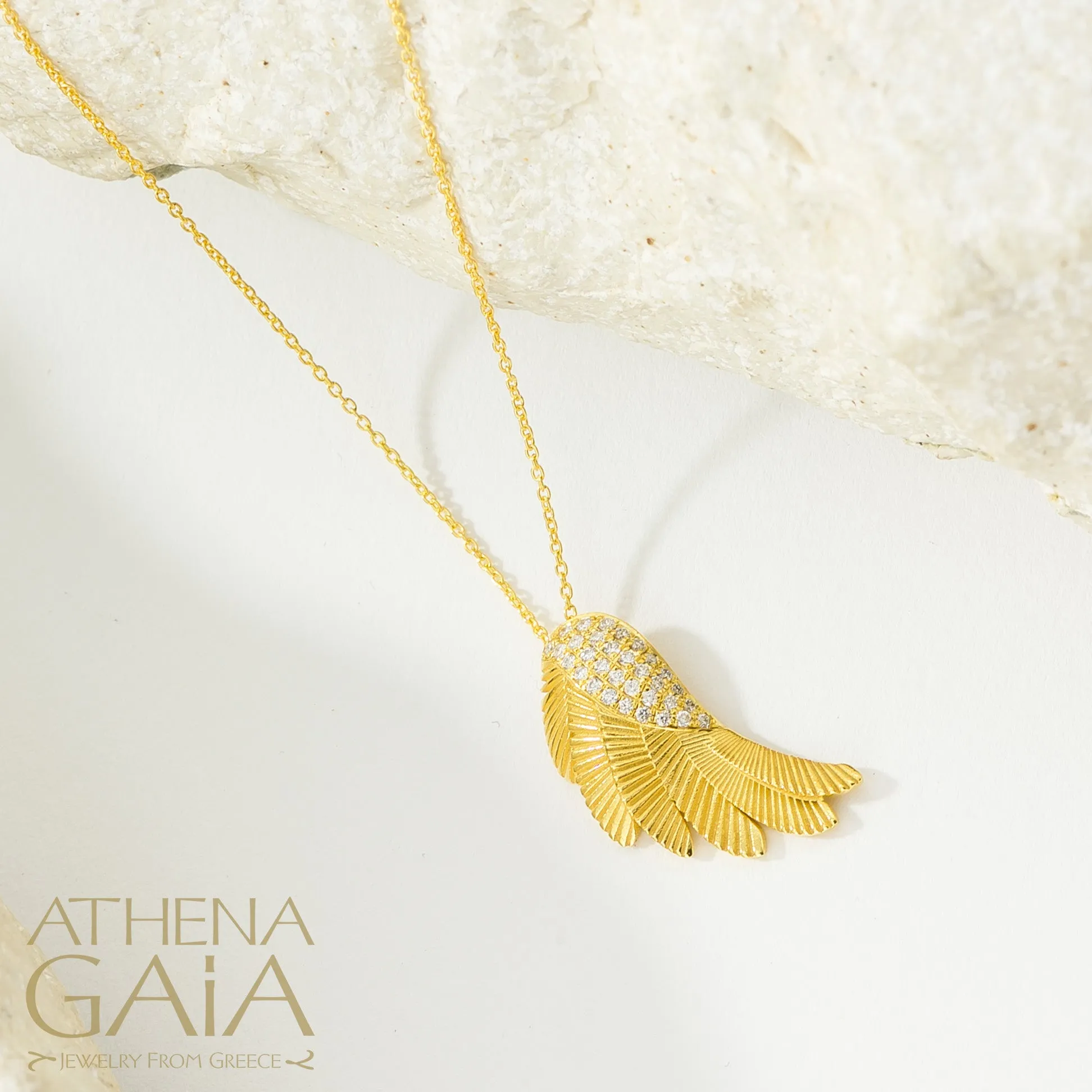 Icarus Wing Necklace (Medium)