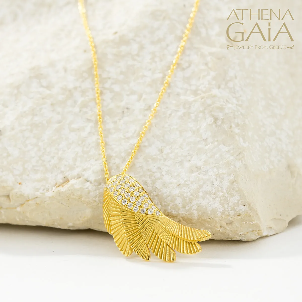 Icarus Wing Necklace (Medium)