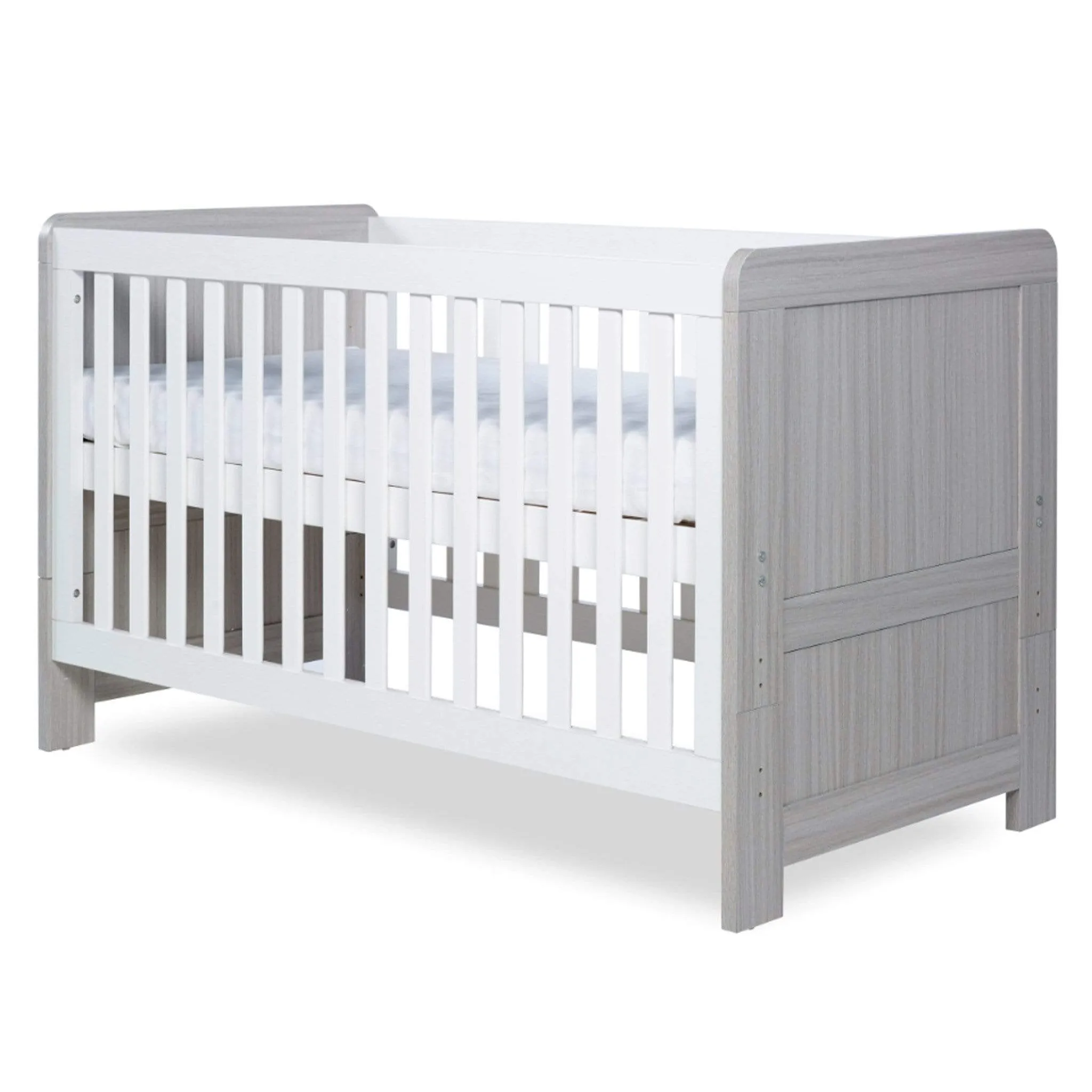 Ickle Bubba Pembrey Cotbed Ash Grey & White