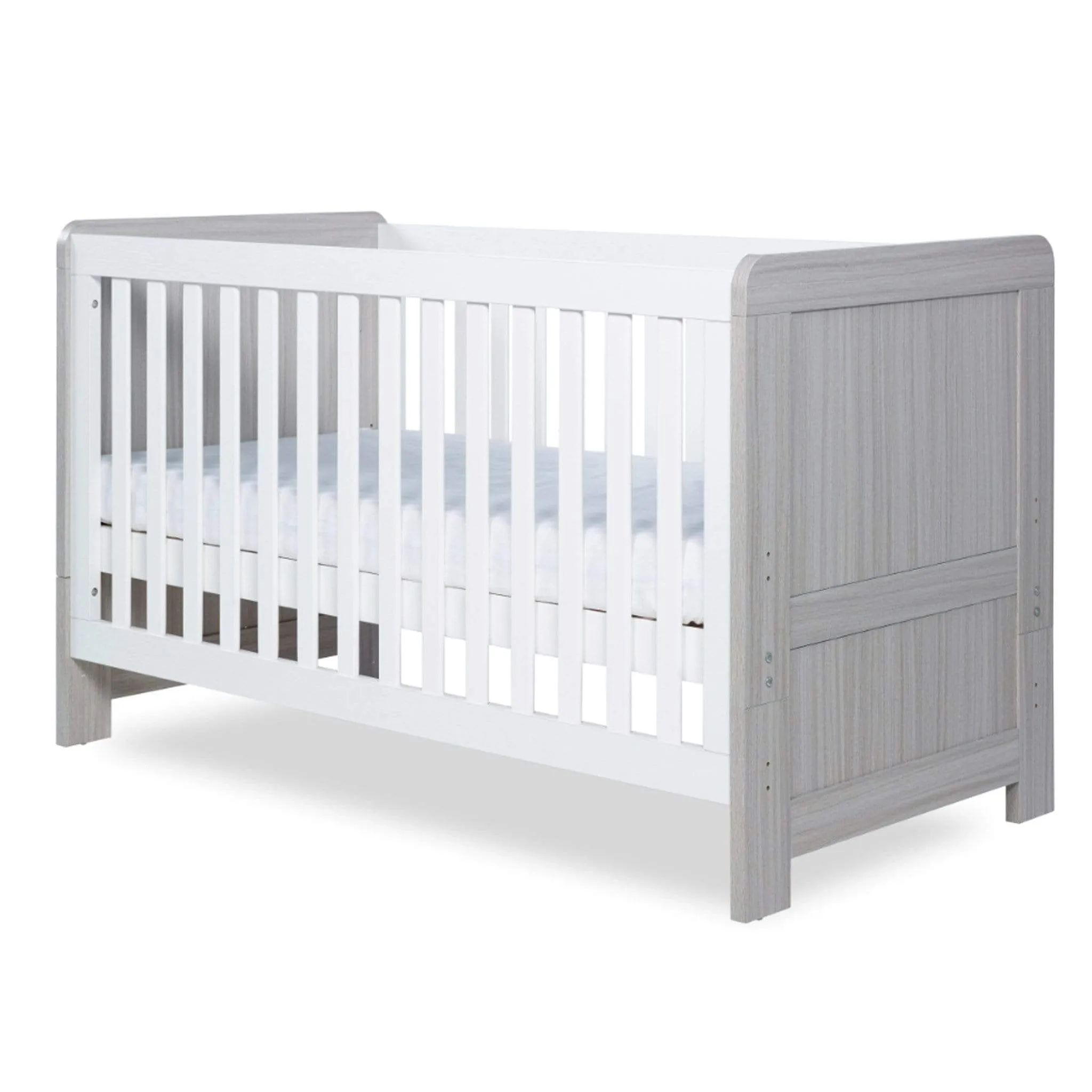 Ickle Bubba Pembrey Cotbed Ash Grey & White