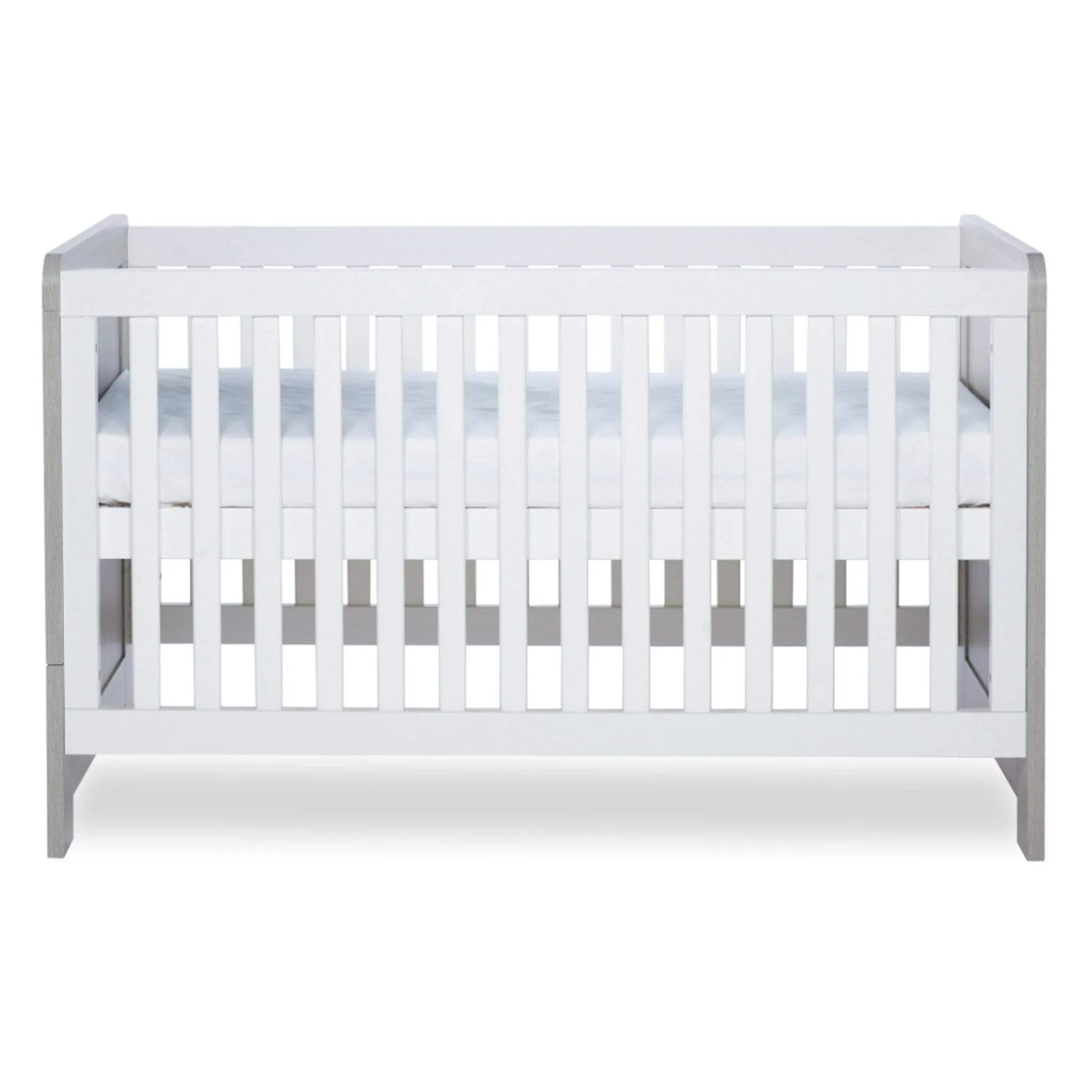Ickle Bubba Pembrey Cotbed Ash Grey & White