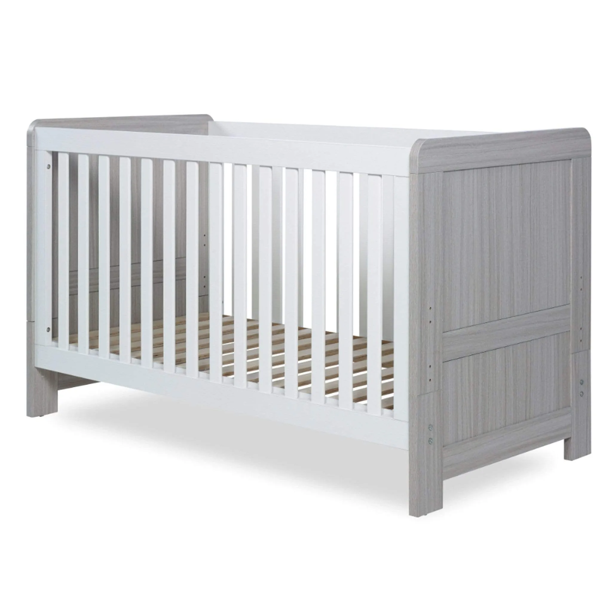 Ickle Bubba Pembrey Cotbed Ash Grey & White