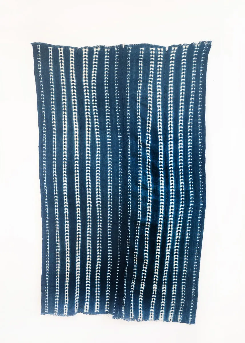 Indigo Mudcloth Textile, #2
