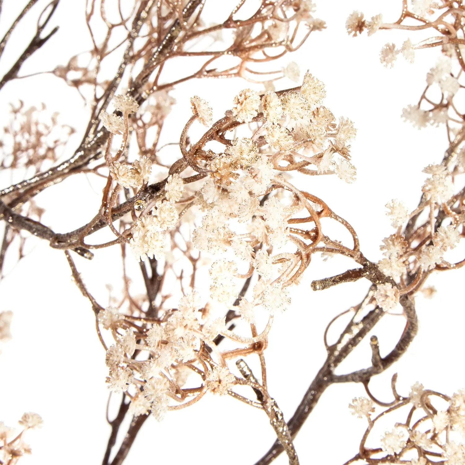 Indoor/Outdoor Electric Lighted Faux Gypsophila Twig Tree, 4' Tall,2phl130