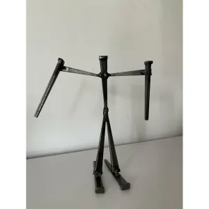 Industrial Nail Welded Figurine: Skier 1
