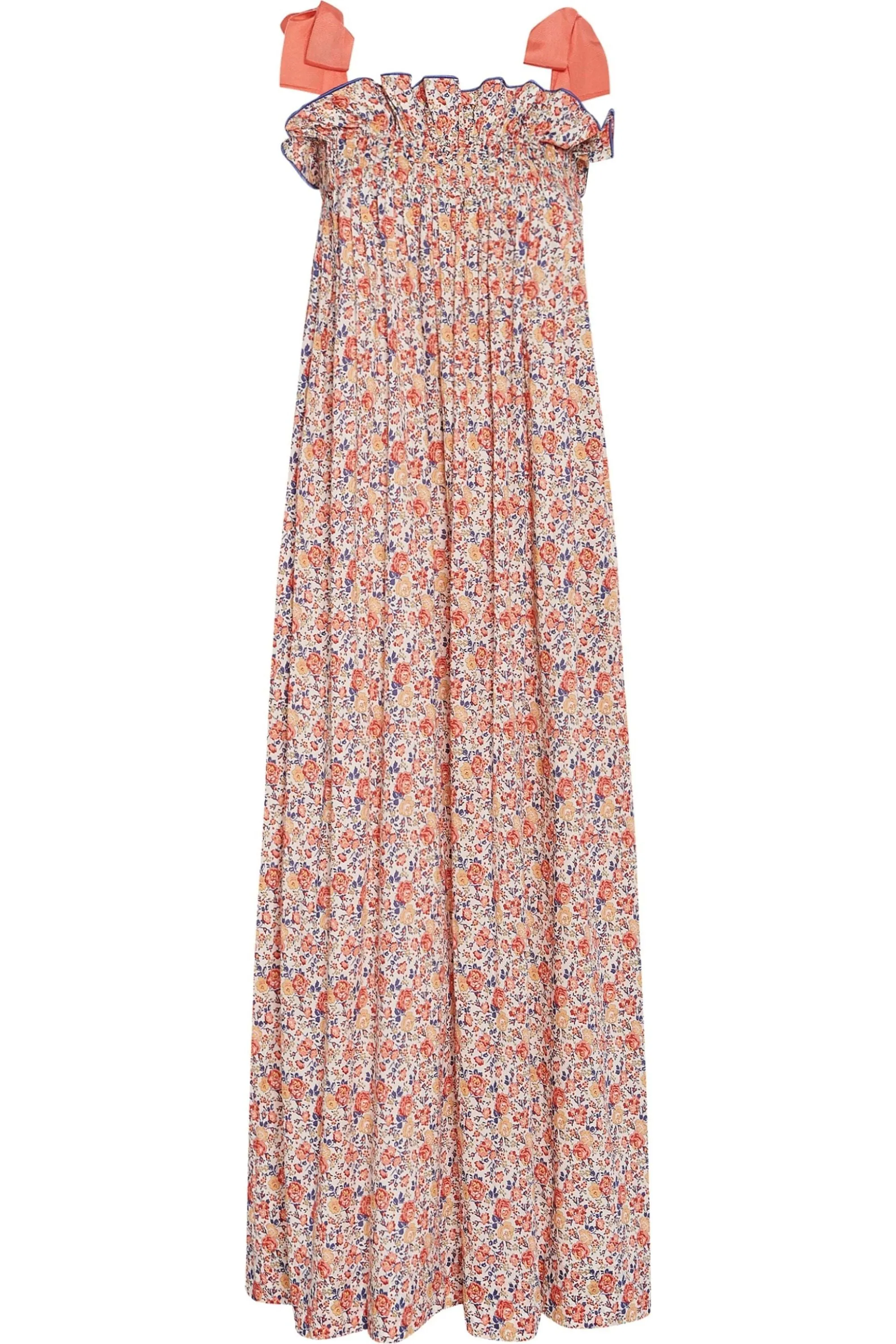 Jaime Coral Floral Dress