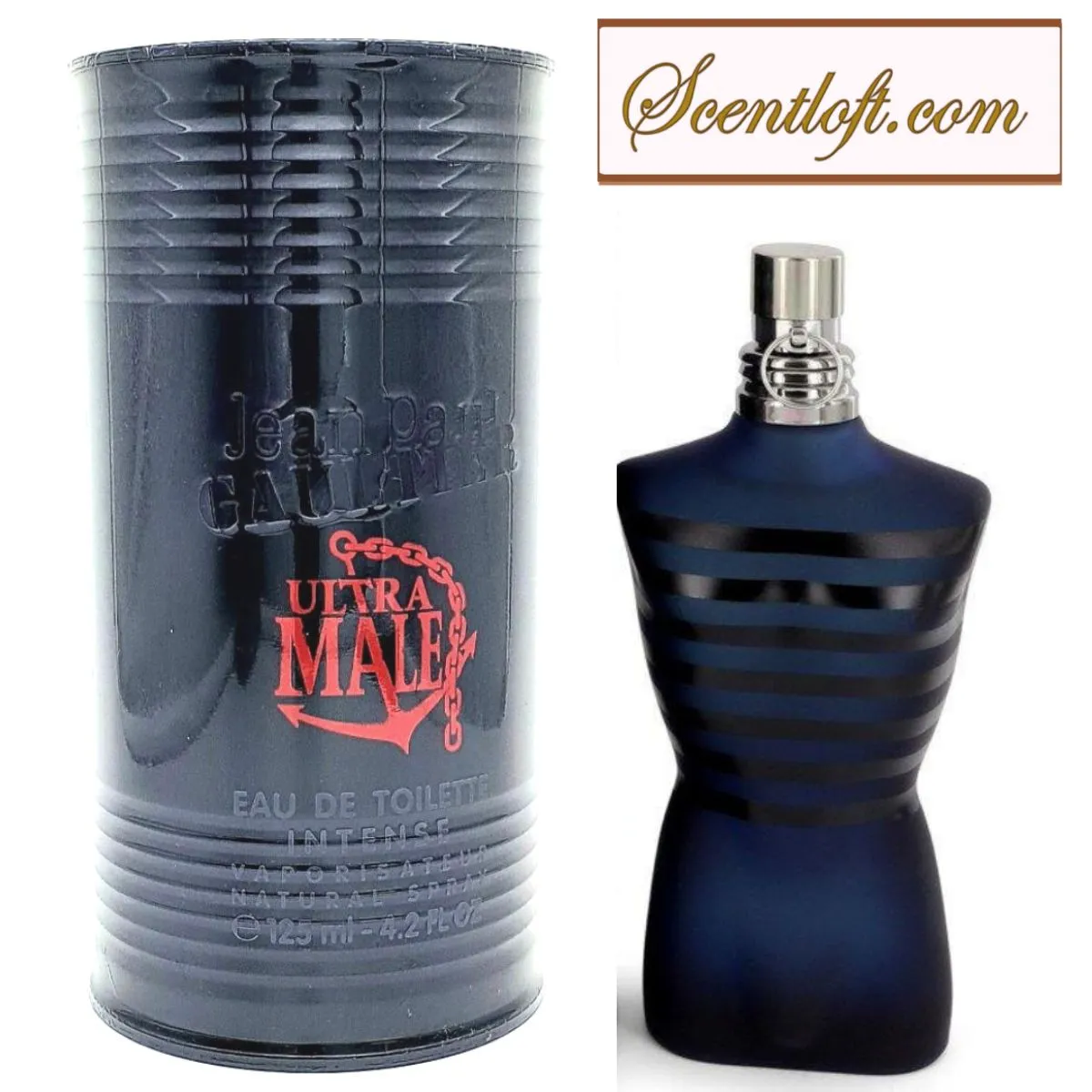 Jean Paul Gaultier JPG Ultra Male EDT Intense 125ml   a Free Mini spray *