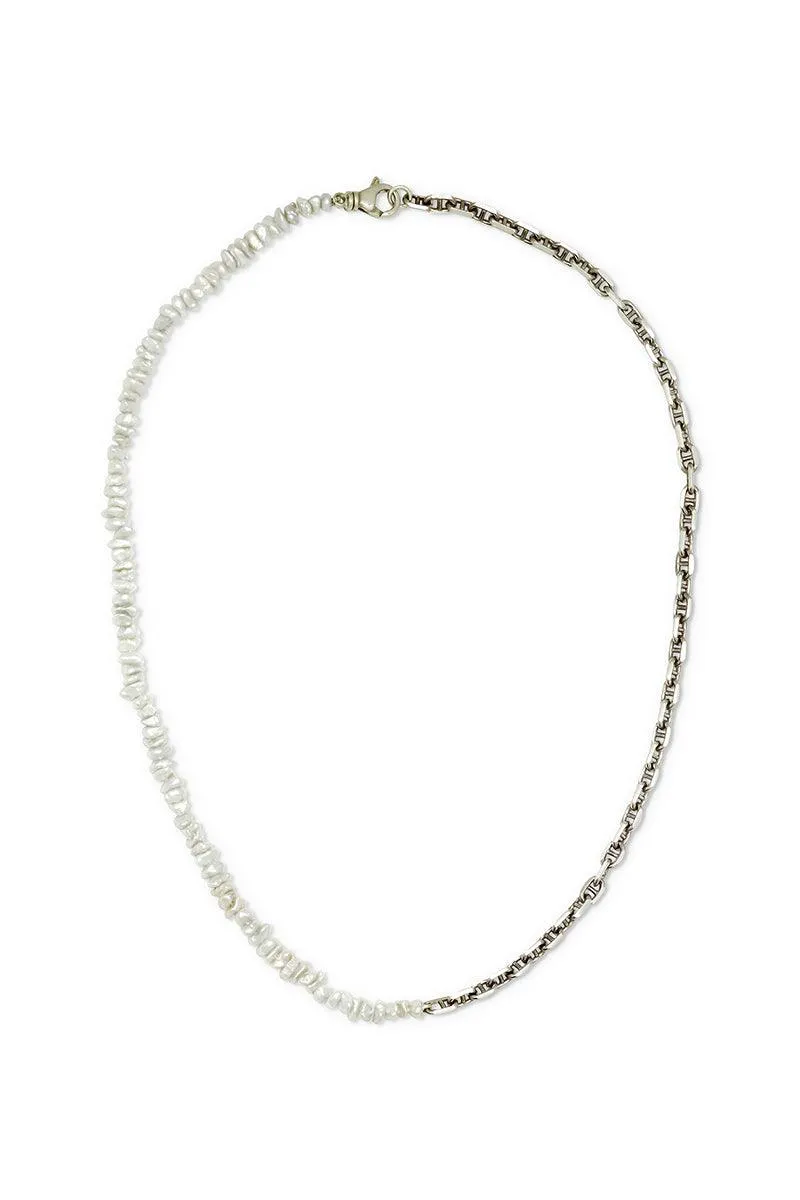 Josh Pearl Link Necklace