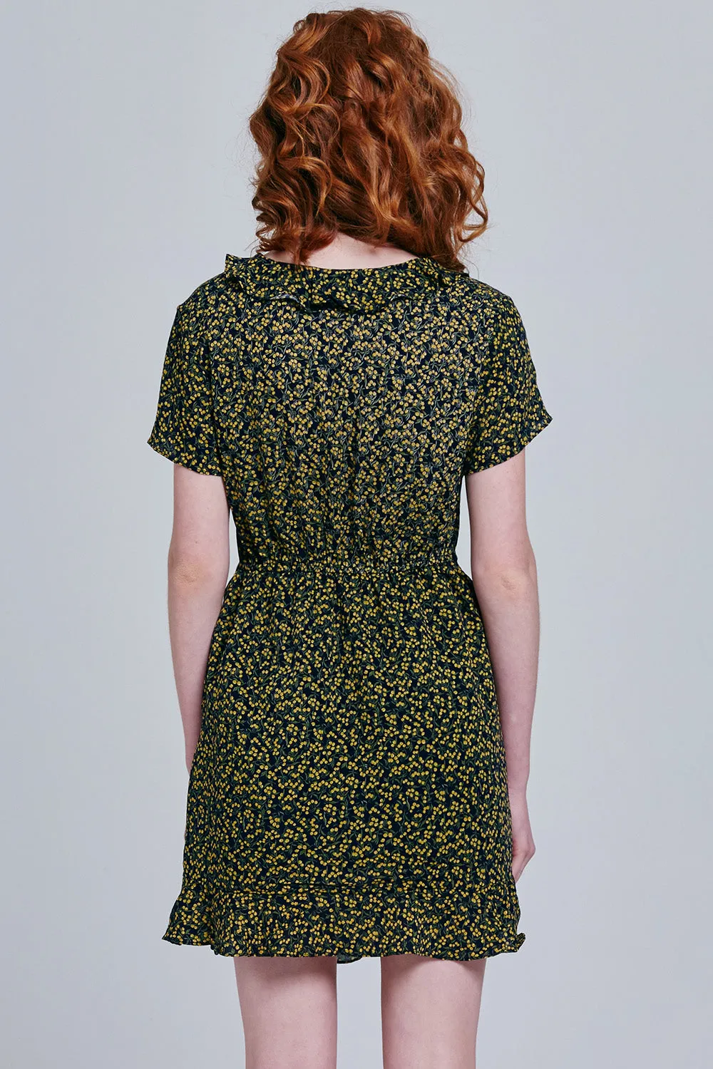 Judi Floral Print Tie Front Dress