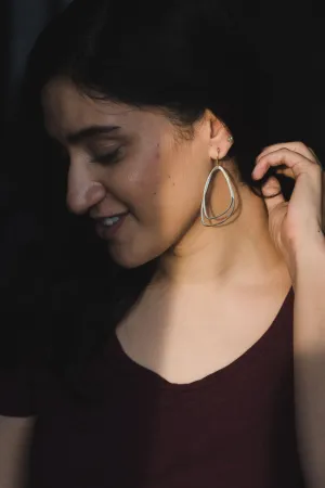 Kaisori Toda Silver - Pendulum earrings