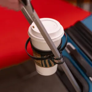 Kikkerland Suitcase Cup Holder, Style #TT65