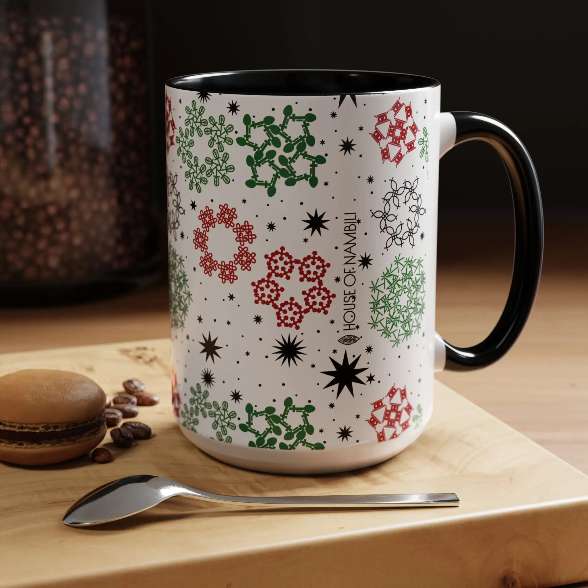 Kwanzaa Snowflake 15oz Mug