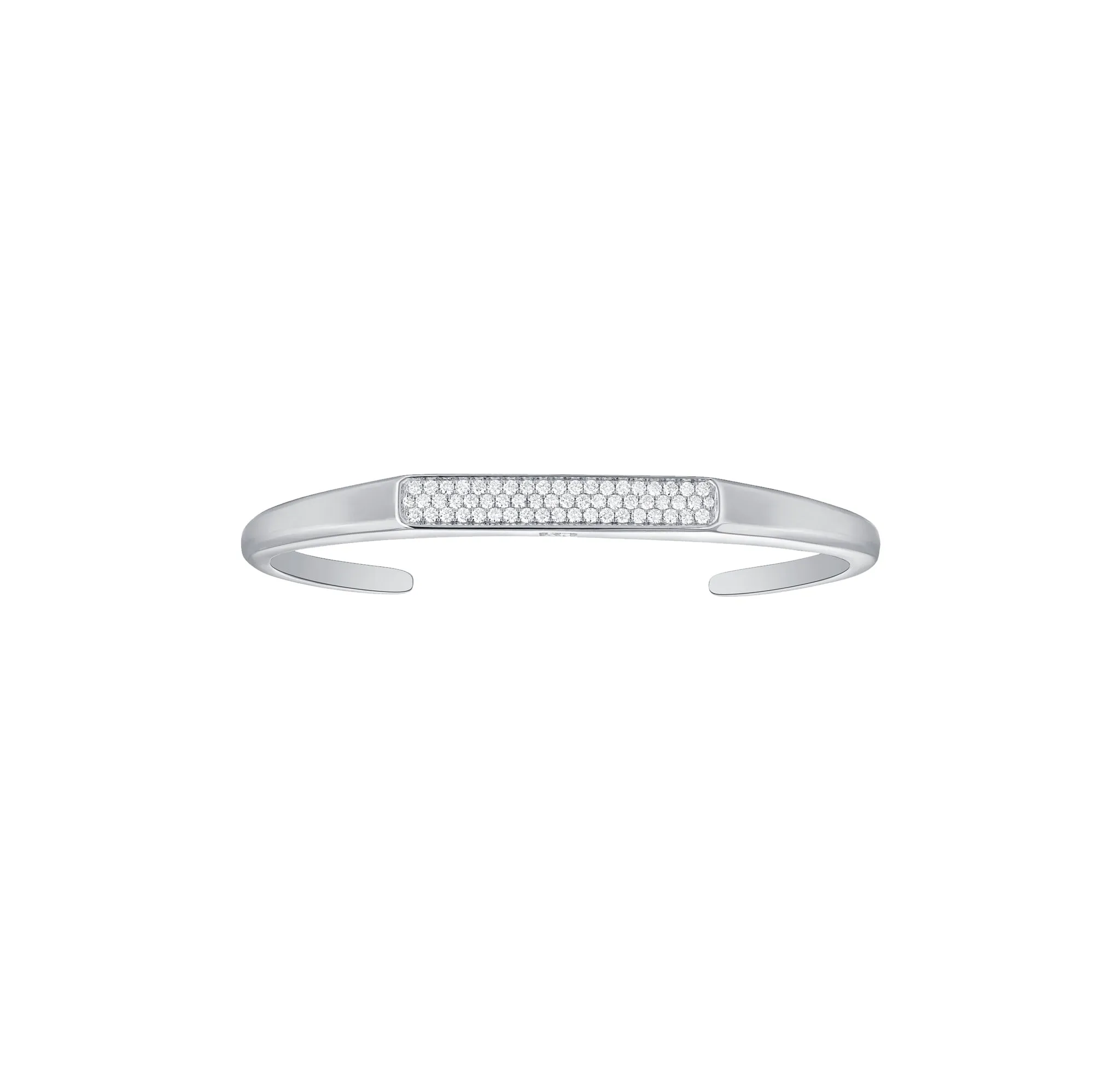 Lab Grown Diamond 0.93ct Men's bangle <br> BA-02008WHT