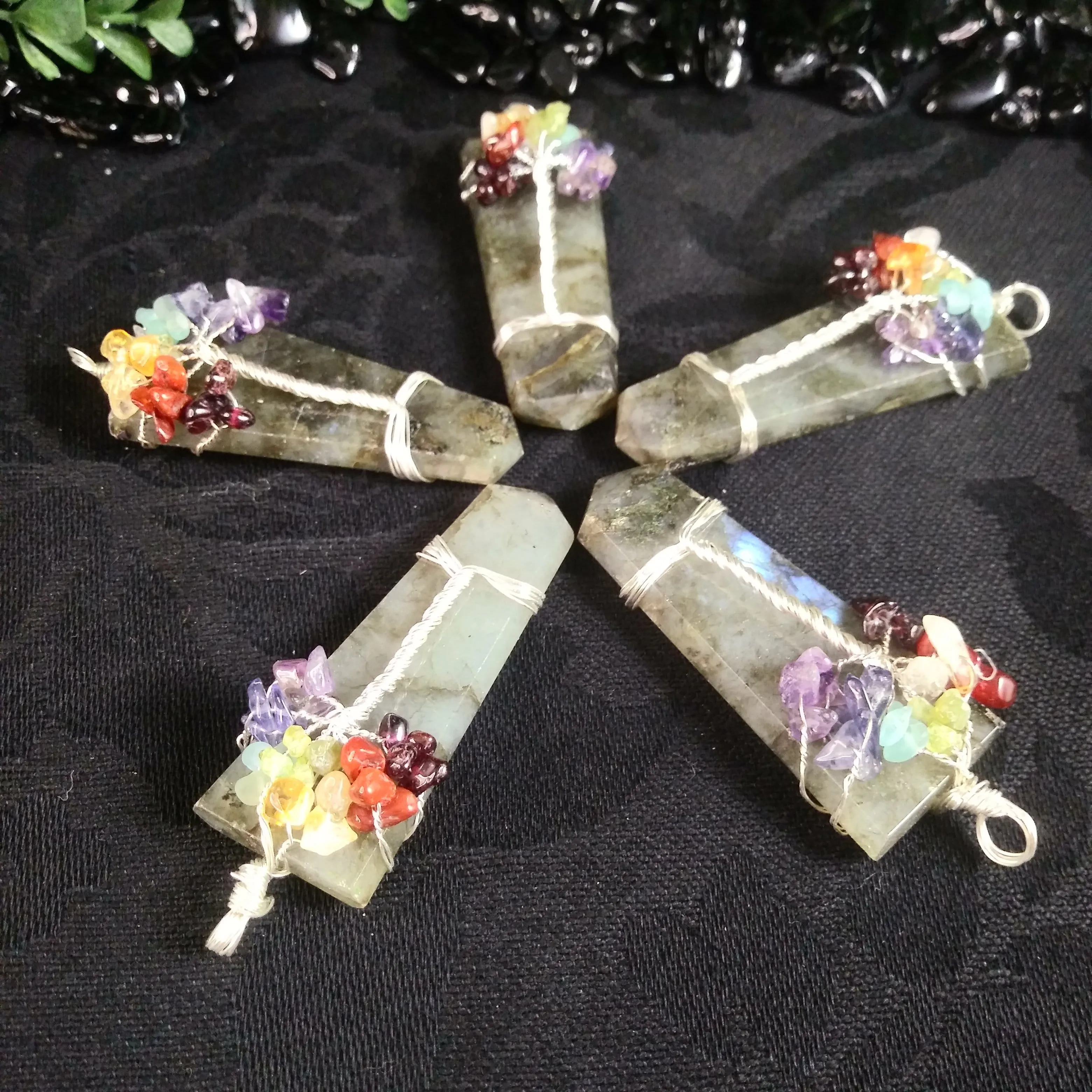Labradorite Chakra Tree