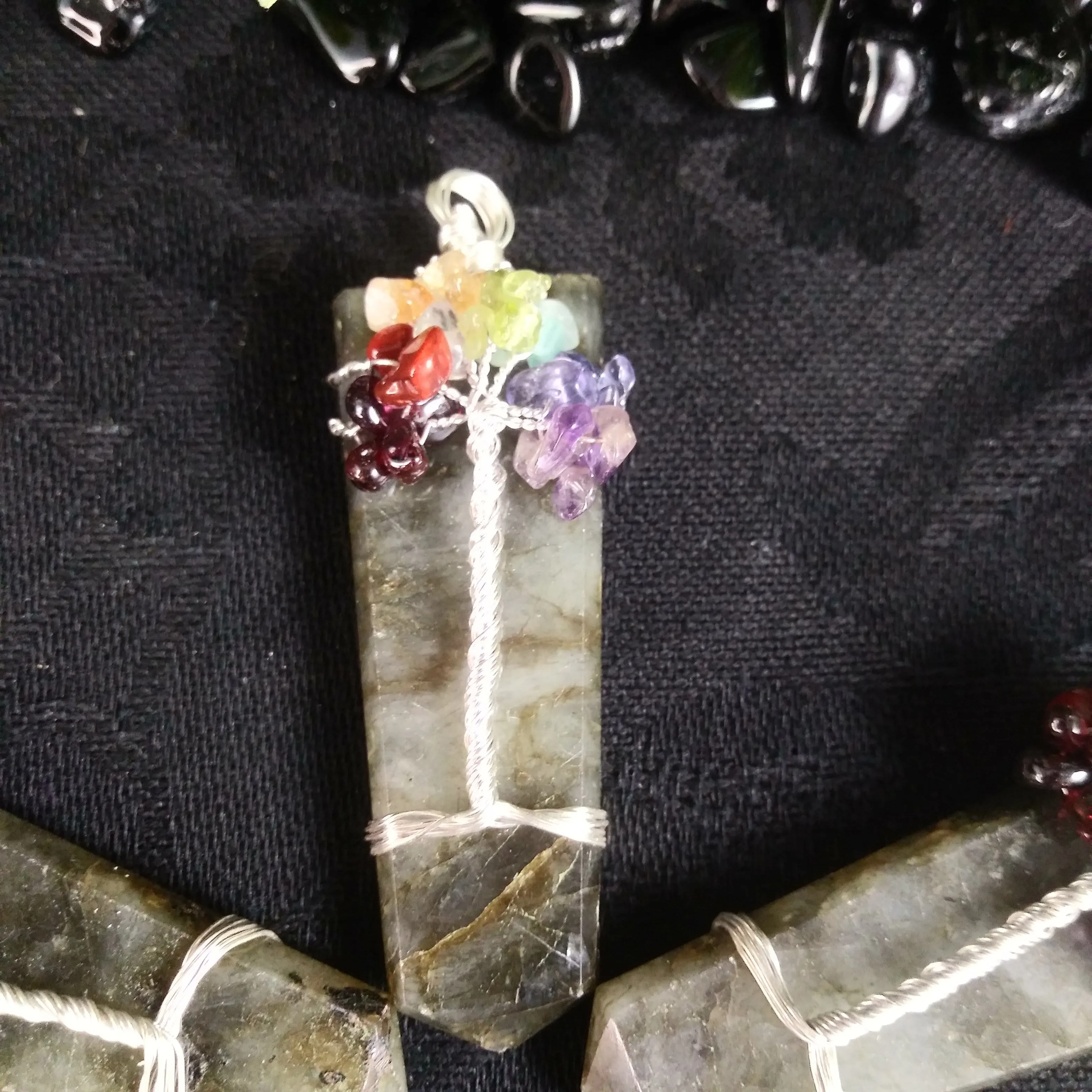Labradorite Chakra Tree