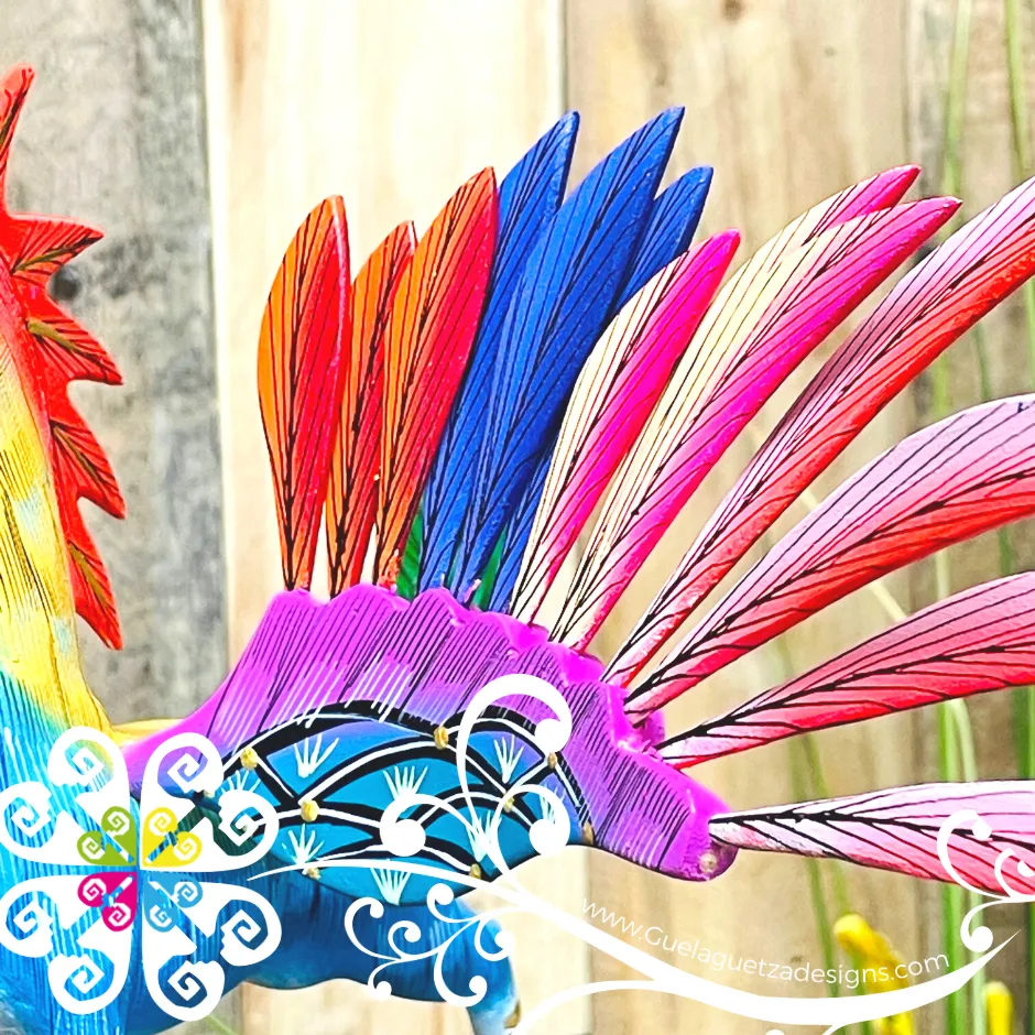Large Pegasus Alebrije - Handcarve Wood Decoration Figure
