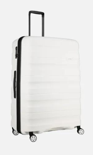 Large Suitcase in White - Lincoln