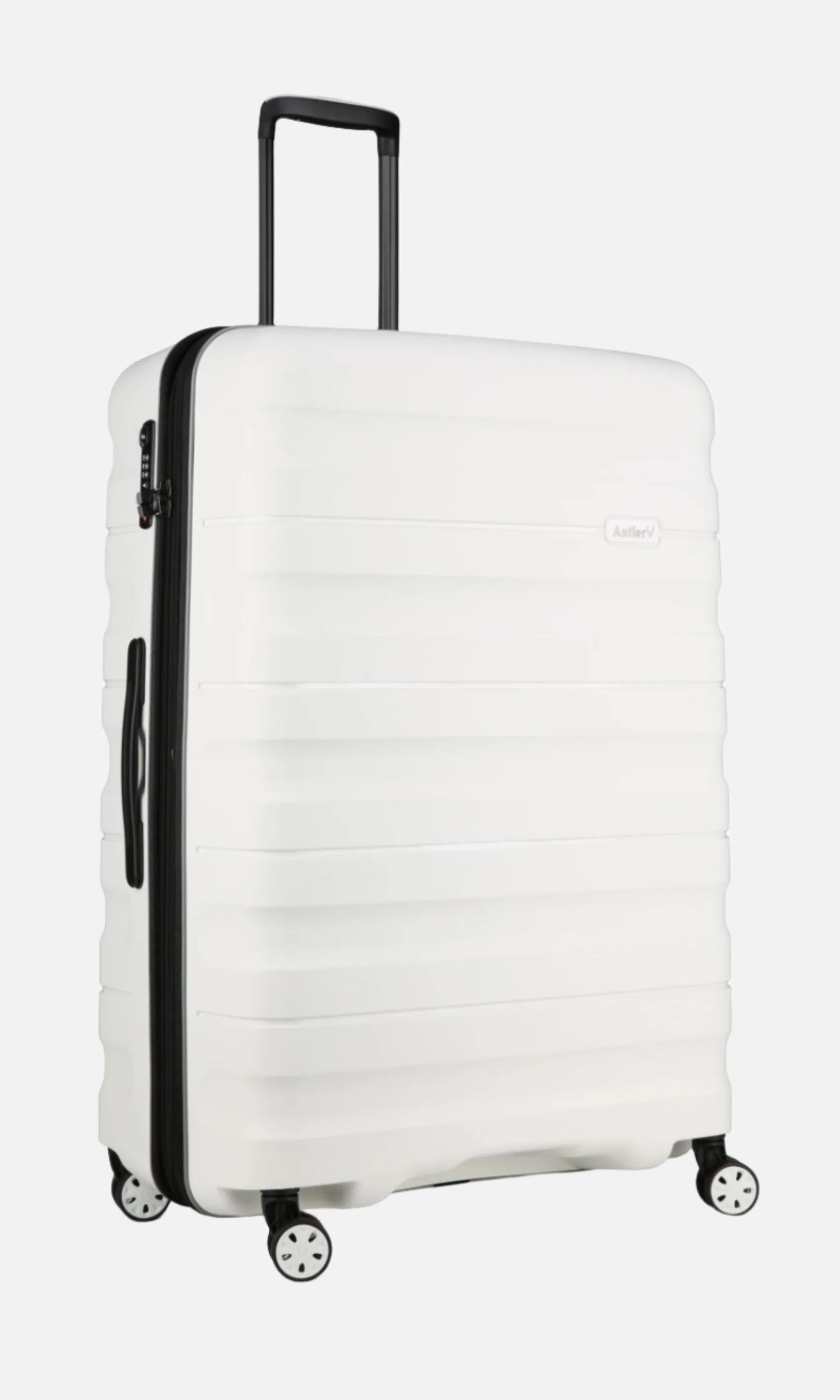 Large Suitcase in White - Lincoln