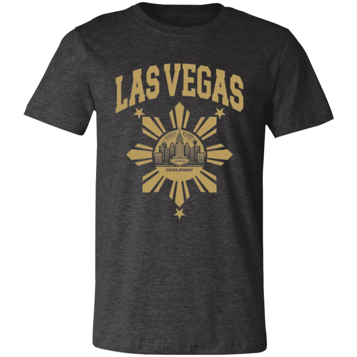 Las Vegas with Sun and Stars Unisex Jersey T-Shirt