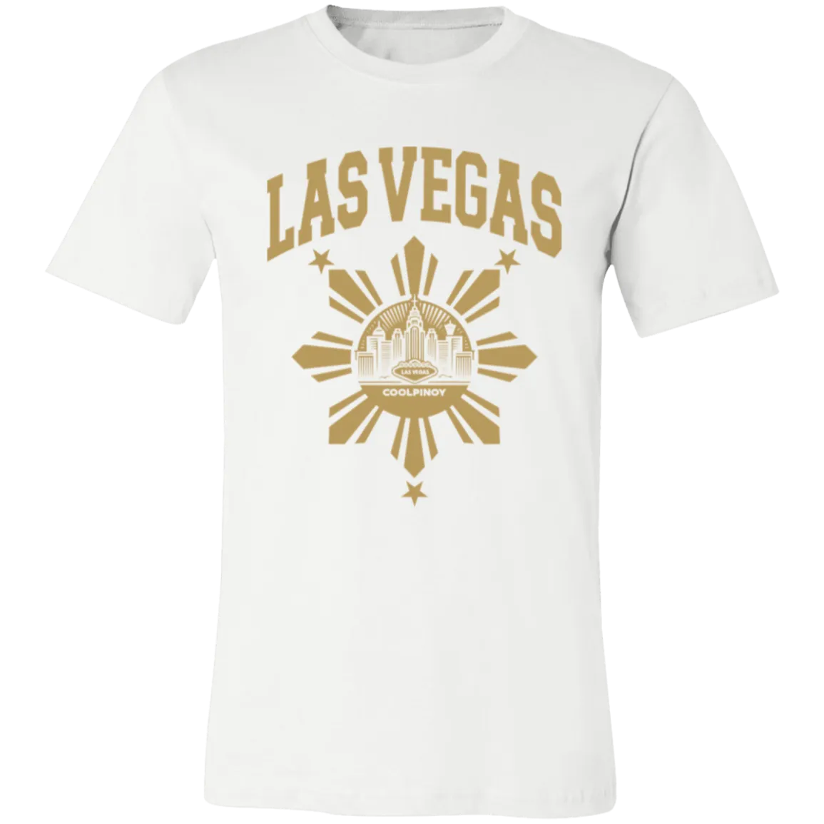 Las Vegas with Sun and Stars Unisex Jersey T-Shirt