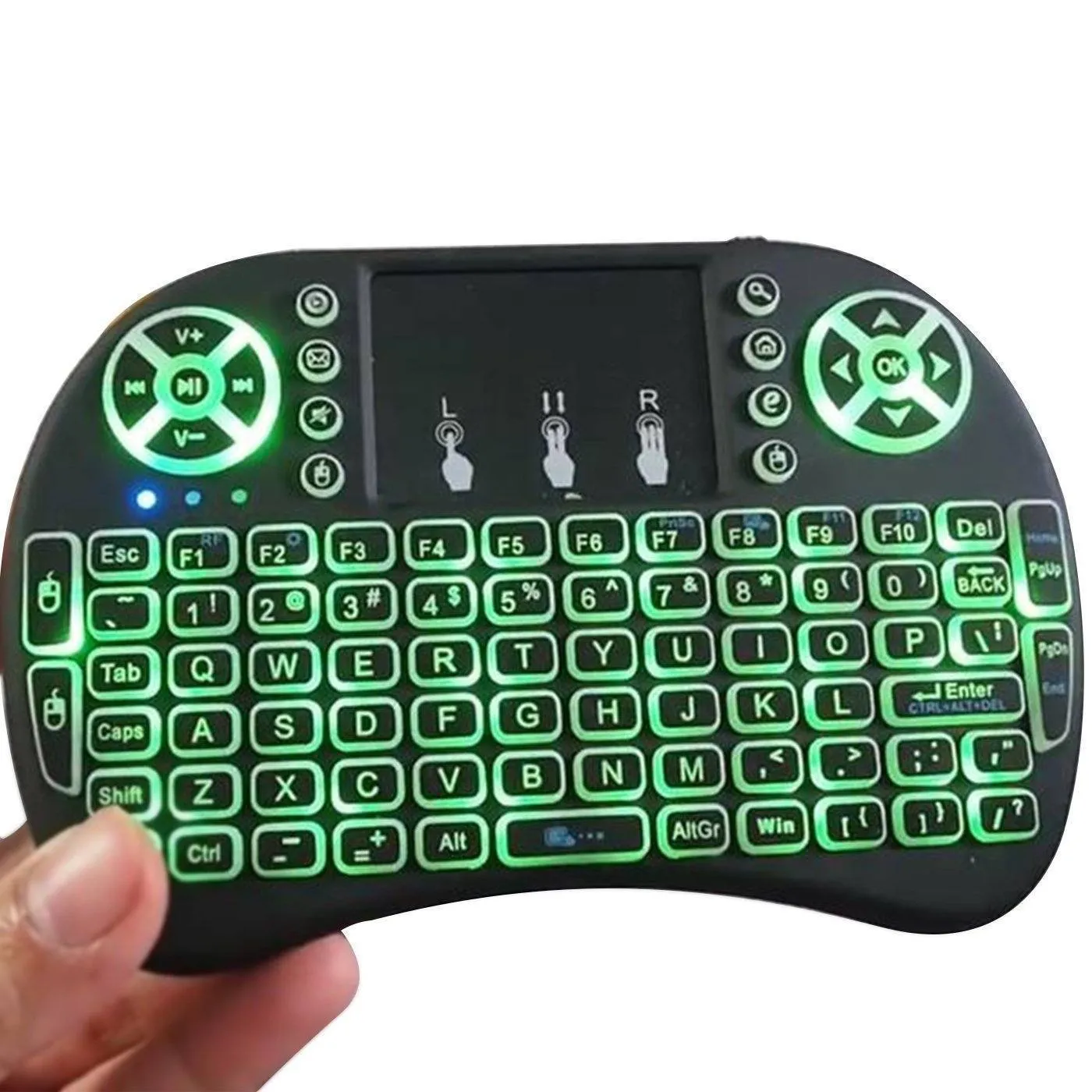 LED Backlit Wireless Mini Keyboard
