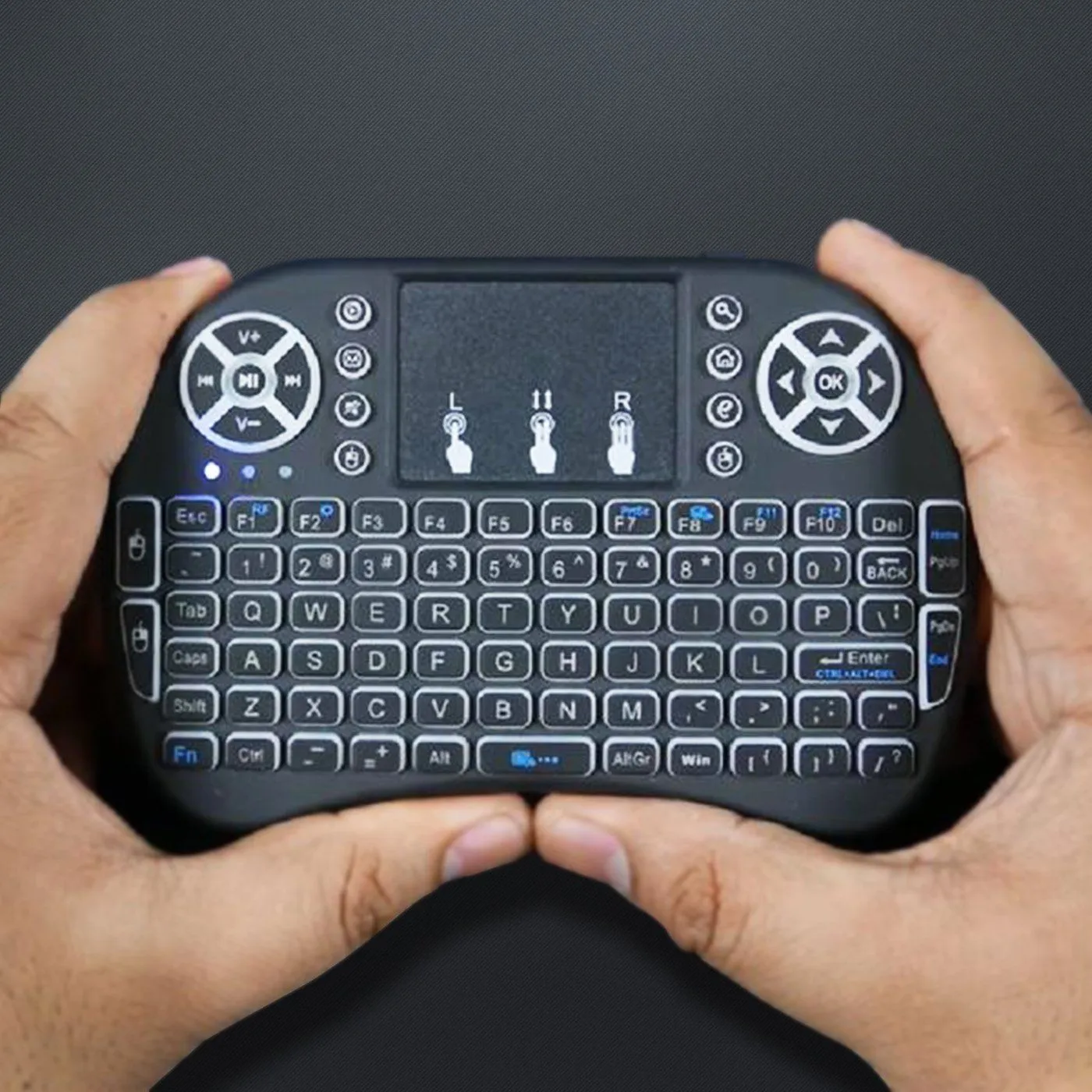 LED Backlit Wireless Mini Keyboard