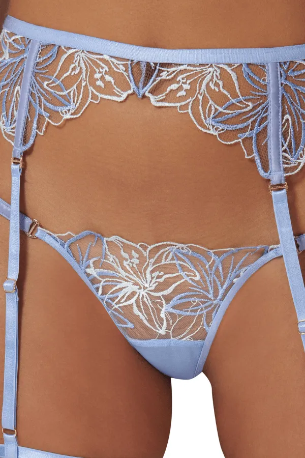 Lilly Thigh Harness - Hydrangea Blue/ Ice Water Blue