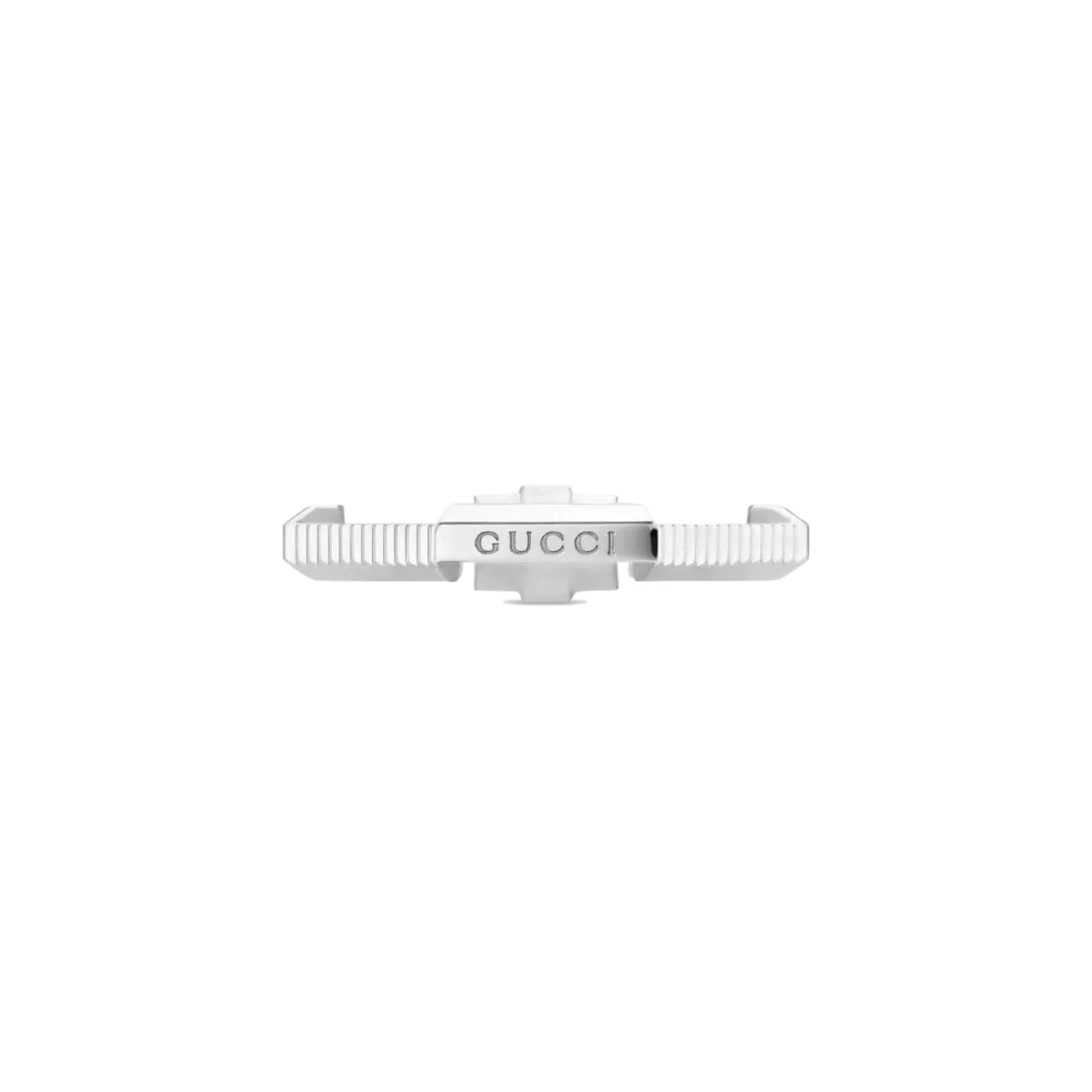 Link To Love 18K White Gold Baguette Diamond Ring