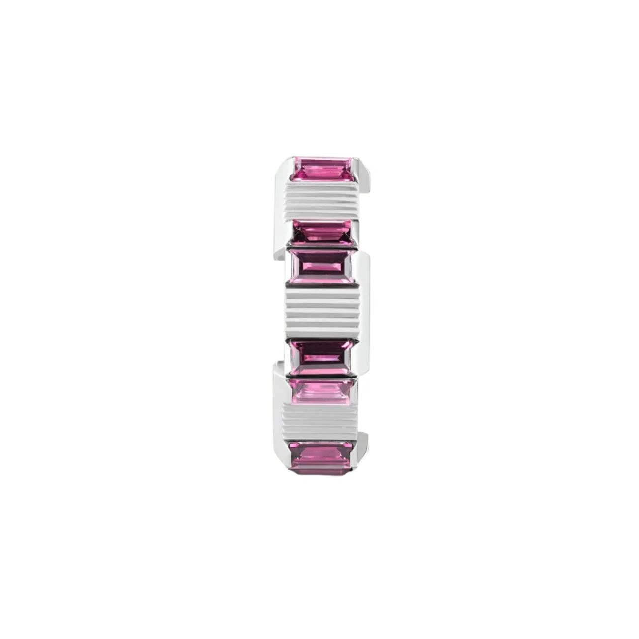 Link To Love 18K White Gold Rubellite Ring