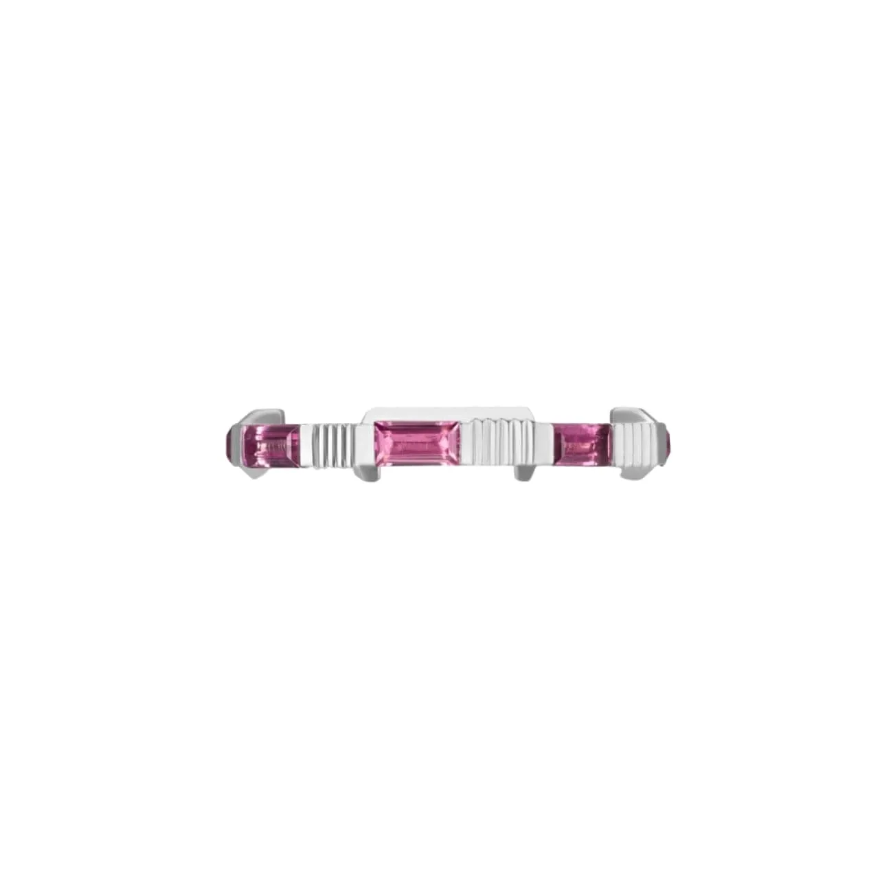 Link To Love 18K White Gold Rubellite Ring