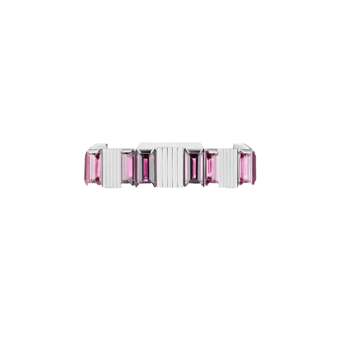 Link To Love 18K White Gold Rubellite Ring
