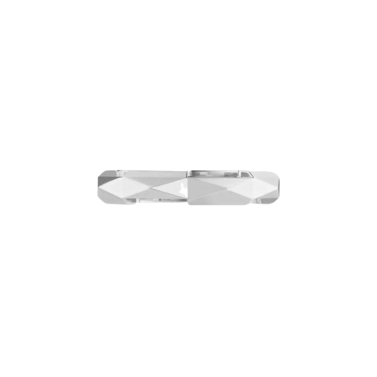 Link To Love 18K White Gold Studded Ring