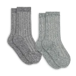 Little Lemon 2pk Recycled Crew Socks