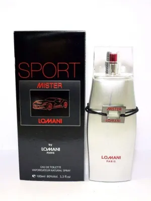 Lomani Mister Sport 3.3 oz Eau de Toilette Spray for Men