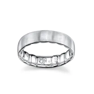 M-Fit 417 White Gold 6mm Wedding Band