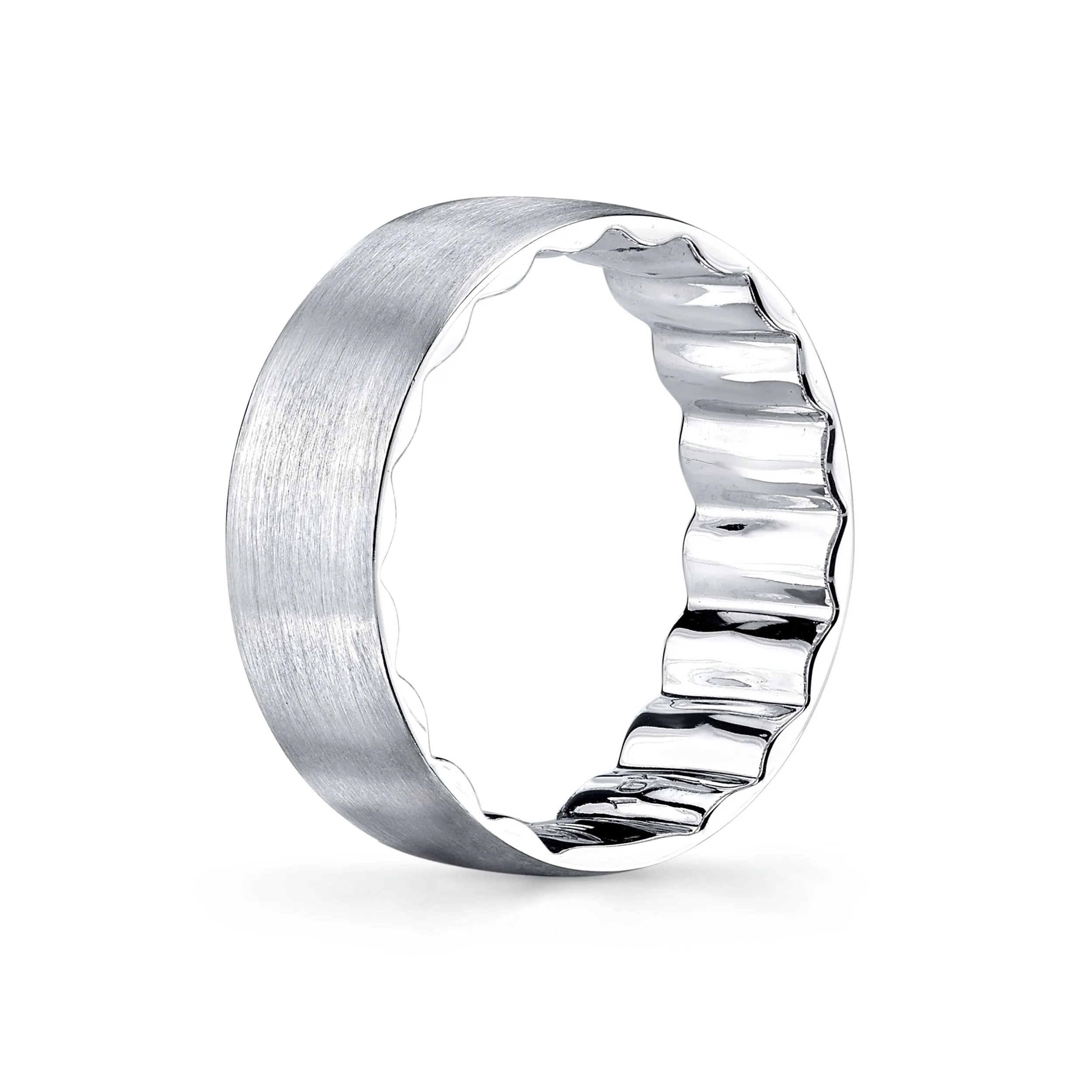 M-Fit 417 White Gold Wedding Band