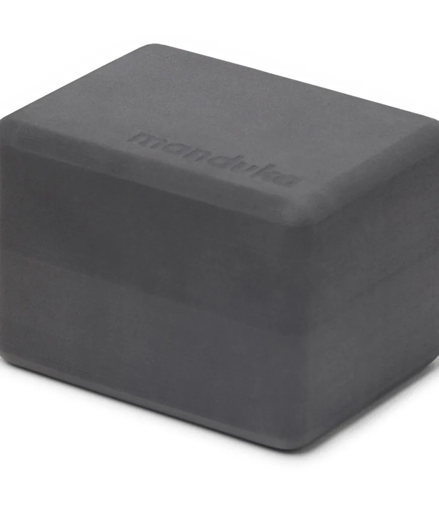 Manduka Recycled Foam Mini Travel Block  - Thunder